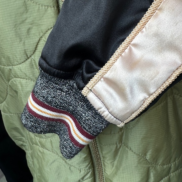 Scotch & Soda Maison Scotch Women’s Silk Souvenir Bomber Jacket Embroidered - Picture 13 of 17